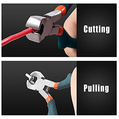 4 Inches Mini End Nipper Pliers Precision Wire End Cutting Plier End Cutting Pliers Micro Jewelry Beading Making Tool Convex Shoulder Grip Precision Handcraft Making Hand Tool - style: Mini End Nipper Pliers