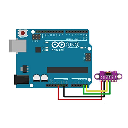 VL53L0X Time-of-Flight (ToF) Laser Ranging Sensor Breakout VL53L0XV2 Laser Flight Distance Measurement Module I2C IIC for Arduino(Pack of 4)