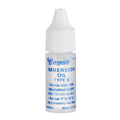 AmScope ML-B Cargille- Compound Microscope Immersion Oil, 1/4 Oz