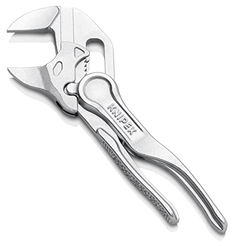 KNIPEX Tools 86 04 100 Pliers Wrench XS, 4", Silver - size: 4-Inch, style: Wrench