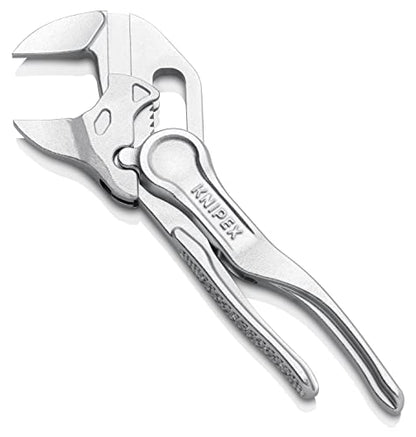 KNIPEX Tools 86 04 100 Pliers Wrench XS, 4", Silver - size: 4-Inch, style: Wrench