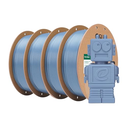 eSUN PLA Basic Filament 1.75mm 3D Printer Filament 4KG Light Grey - color: Qh4-light Grey, size: 4KG