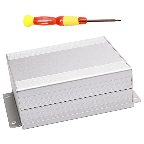 Aluminum Project Box 4.72x1.85x4.21in Split Enclosure for DIY PCB - size: Silver, 4.72*1.85*4.21 inch(LHW)