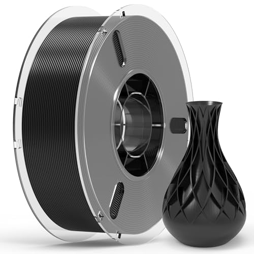 RAMBERY Black PLA Plus 3D Printer Filament 1.75mm 1kg - color: Pla+ Black, size: 1KG