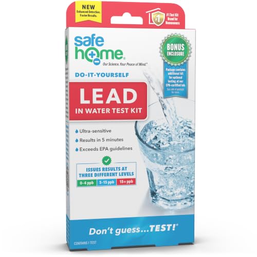 Safe Home DIY Lead in Drinking Water Combo Test Kit- (1 Pack) - color: Single Pack