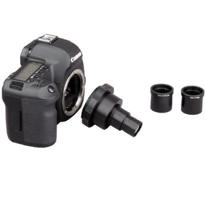AmScope - microscope-lens-adapters - CA-CAN-SLR - Black - style: Cannon SLR Style 1