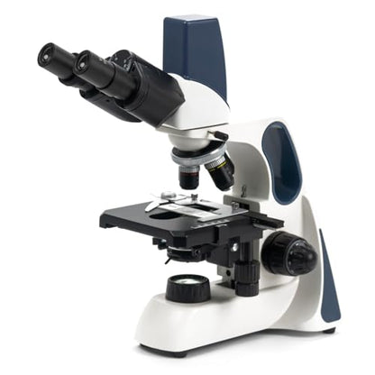 SWIFT SW300 Binocular Compound Microscope,Built-in 3.0MP Camera,40X-1600X - style: D) w/ Built-in 3MP Digital Camera