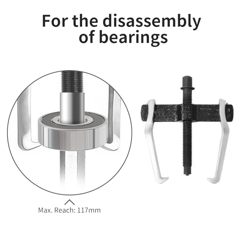 Beam 2 Jaw Puller 4.5" Bearing Gear Pullers, 165mm Hex Head Screw - size: 2Jaw 4.5In 160×165MM