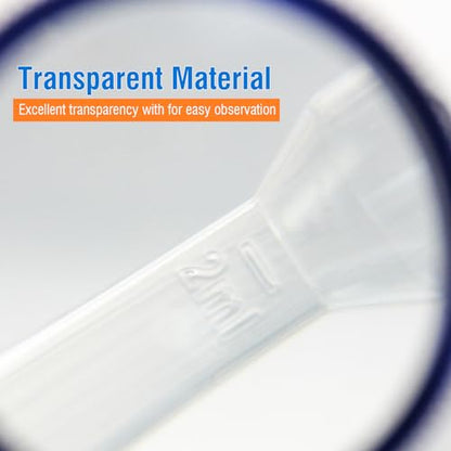 PEKYBIO Disposable Transfer Pipettes Dropper 3ml Plastic Pasteur Pipette Calibrated Lab Pipettes, Low Density Polyethylene (LDPE), Pack of 200 - style: Non-sterile 200Pcs