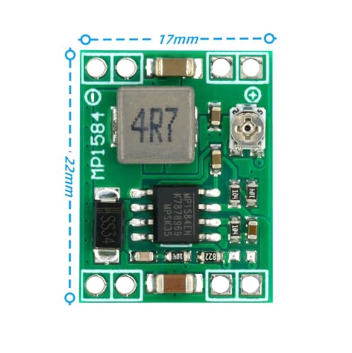 6Pcs 5V Buck Converter Mini MP1584EN DC-DC 3A Adjustable Module