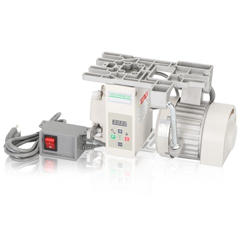 Sewing Machine Servo Motor, AC110V 750W 1HP Industrial Brushless Sewing Machine Motor with Controller and Foot Switch, Adjustable Speed 200–6000 RPM, CW/CCW Rotation, Low Noise, Energy Saving - color: 750W