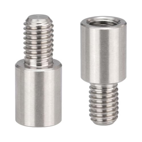 M10x20+15mm Standoff Extension Posts Screws Stainless Steel 2 Pcs - size: M10x20+15mm