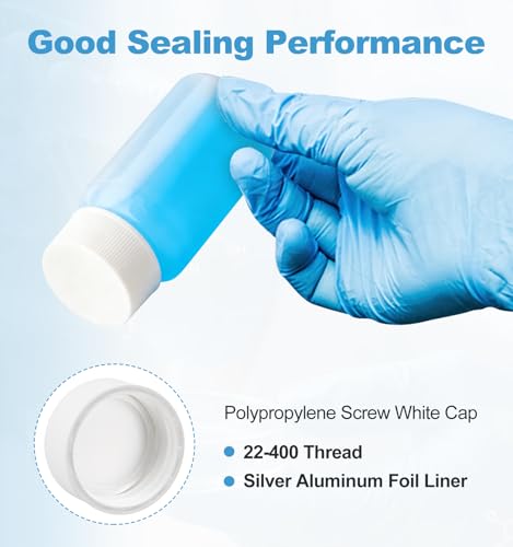 FOUR E'S SCIENTIFIC 20mL HDPE Scintillation Vial, 22-400 Screw Cap