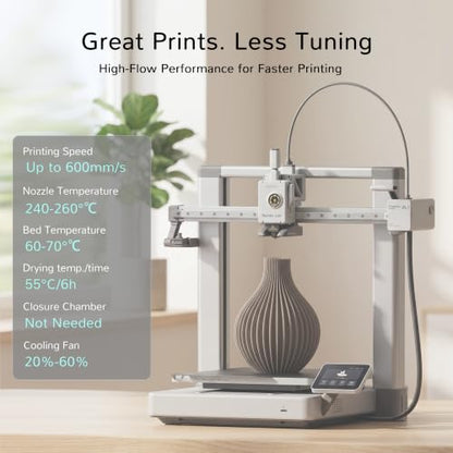 IEMAI High Speed PETG 3D Printer Filament 1.75mm, 300mm/s, 1kg, Gray - color: Gray