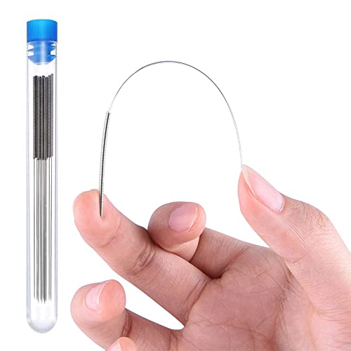 HiLetgo 10pcs/Lot Nozzle Cleaning Needles 3D Printer Parts 0.15 0.2 0.25 0.3 0.35 0.4 0.5 0.6 0.8 1.0mm Stainless Steel Nozzle Cleaning Needles Kit for Drills