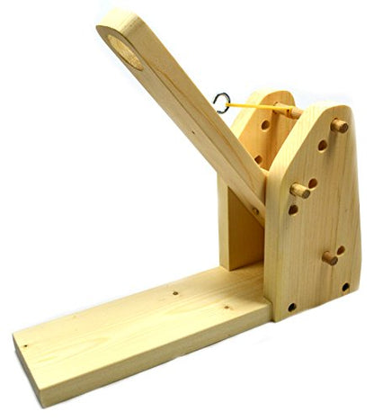 EISCO Catapult Build Kit for Physics and Engineering Instruction - Adjustable Lever Arm with Variable Launch Geometry - Includes Materials and Assembly Guide for Investigating Force and Acceleration