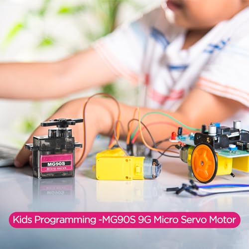 Hanaive 16 Pcs 9g Micro Servo Motor Mini Servo Motors Rc Kit