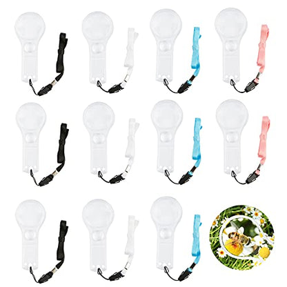 Magnifying Glass for Kids 24Pcs Plastic Magnifier Hand Lens Mini Magnifier