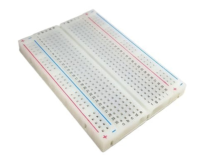400-Point Solderless Breadboard 6-Pack, Prototype Board for Arduino, ESP32, ESP8266, Raspberry Pi, Electronics DIY and STEM Projects
