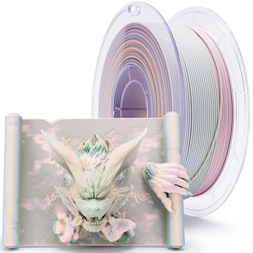 ZIRO PLA Filament 1.75mm, Matte Fast Color Change,1kg Spool, Morandi - color: Morandi(matte)