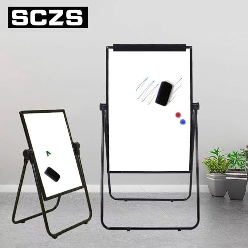 White Board Easel Office Portable Dry Erase Boards with Stand, Flipchart Easel Height Adjustable 36x24 inches, Perfect for Classroom, Preschool, Homeschool, Restaurant and Presentation (Black) - style: 36x24-Black