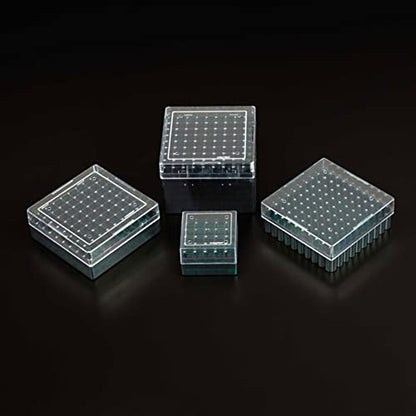 CELLTREAT 229942Storage Box, CF Cryogenic Vial, 25 Place, Polycarbonate, Non-sterile (Pack of 5)