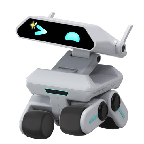AI Robot for Kids with ChatGPT, Interactive STEM Learning Companion, Screen-Free Educational Toy for Homework Help & Storytelling, No Monthly Subscription Fees Yonbo - color: Gray