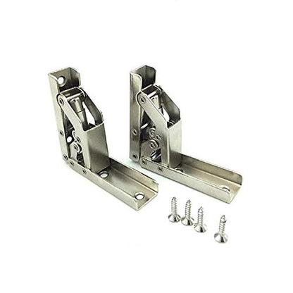 90 Degree Folding Door/Frame Hinge Hidden Bracket (2 Pieces)