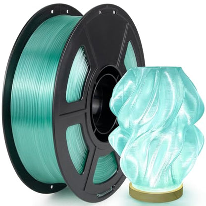 IEMAI PETG Filament 1.75mm, Transparent Cyan 1kg - color: Transparent Cyan