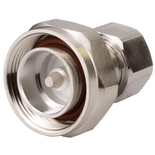 4.3/10 Mini Din Male to 7/16 L29 Male Adapter 4.3-10 MiniDIN to Din Adaptor Low PIM 160dBc - color: 4.3-10 Male to 7/16 Male