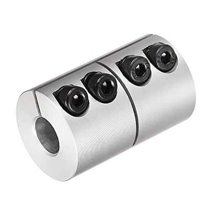uxcell 2pcs 6.35mm to 10mm Shaft Coupling 25mmx40mm Coupler Aluminum Alloy Joint Motor for 3D Printer CNC Machine DIY Encoder - size: 10mm x 6.35mm