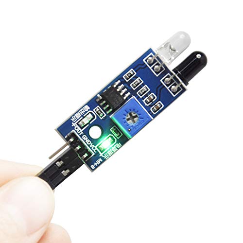 Gikfun Obstacle Avoidance IR Infrared Sensor Module Reflective Photoelectric Light Intensity DIY Kit for Arduino UNO (Pack of 5pcs) EK1254x5