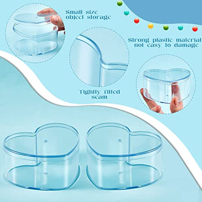 8 Pcs Clear Acrylic Box with Lid, 3.27 x 2.76 x 1.57 Inch, Classic Style - size: 3.27 x 2.76 x 1.57 Inch, style: Classic style