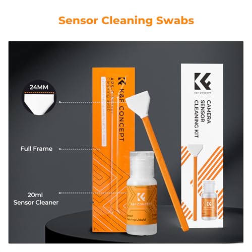 K&F CONCEPT APS-C Sensor Cleaning Kit, with Sensor Cleaner, Camera Cleaning - size: 16mm