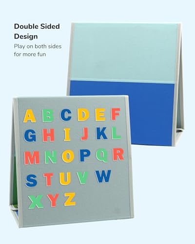 CHEFAN Felt Board for Toddlers, Foldable Flannel Board for Classroom - size: Felt Board with Pieces