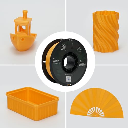 PLA 3D Printer Filament Bundle, Dimensional Accuracy +/- 0.02 mm, 16 x 1 kg Spool(35.2lbs), 1.75 mm，Black White Grey Red Green Blue Yellow Purple Silver Transparent Pink Orange Wood Brown - color: 16*1kg Multi