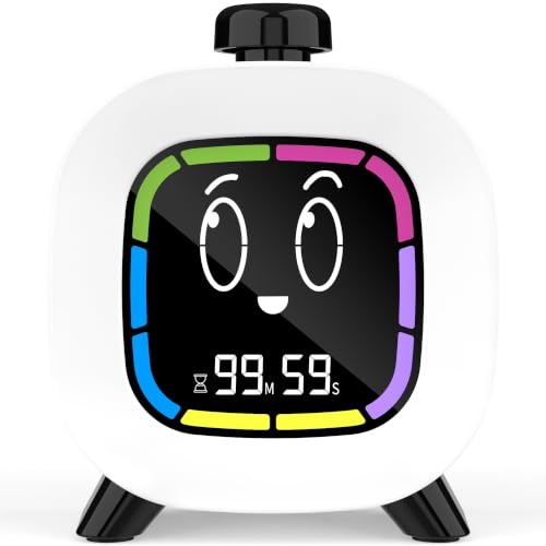 Digital Visual Timer for Kids ADHD, 99-Minute Countdown, Rechargeable - color: Black