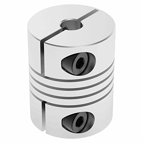 0.250" to 6mm Flexible Clamping Shaft Coupler