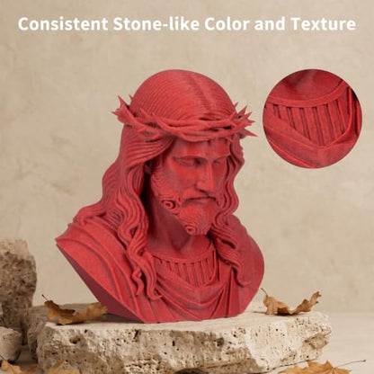 iSANMATE 3D Printer Filament ASA Marble Red Granite, UV & Weather Resistant ASA Filament Perfect for Outdoor Functional Parts, for Bambu Lab 3D Printers,AMS,AMSLite, 1kg Spool (2.2lbs) - color: Marble Red Granite