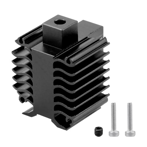 Ender 3 V3 3D Printer Parts - Hotend Heat Sink Block Replacement: 1PC Metal Heatsink Radiator for Ender 3 V3 Print Head Extruder Hot End Throat Tube Cooling Accessories