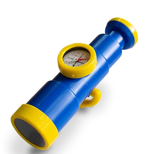 Swing-N-Slide WS 4665 Non-Magnifying Telescope with Compass Swing Set Attachment, Blue and Yellow