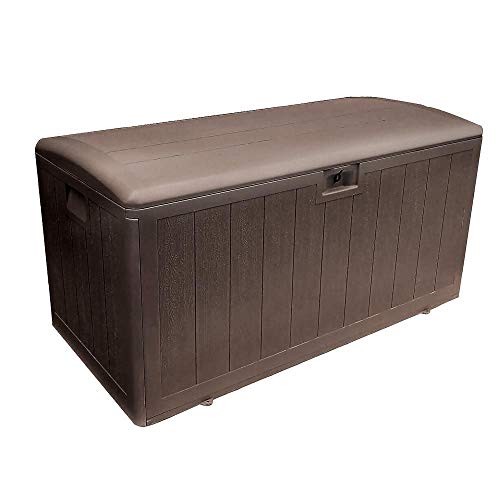 Plastic Development Group Outdoor Deck Box, Standard Close, Java, 105 Gal - color: Java Brown, size: 105 Gallon, Standard Closure