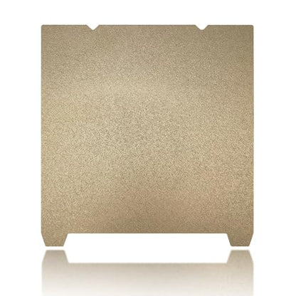 235x235mm Gold PEI Build Plate for K1/K1C/Ender 3/3 V2/3 Pro/5/5 Pro/3 Neo/3 V2 Neo, Double Sided Textured PEI Flexible Spring Steel Platform Heated Printing Bed for Creality 3D Printer - size: 235x235mm