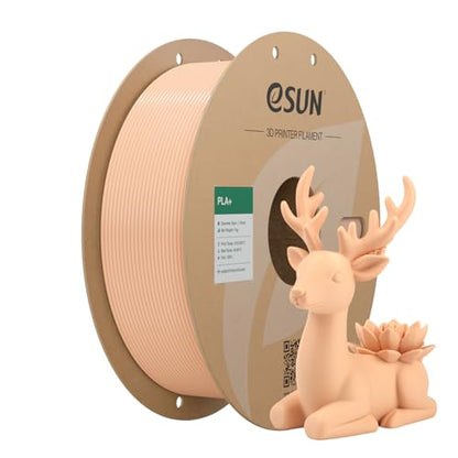 eSUN PLA+ Filament 1.75mm 1KG Beige,PLA Plus 3D Printer Filament - color: 1kg-beige