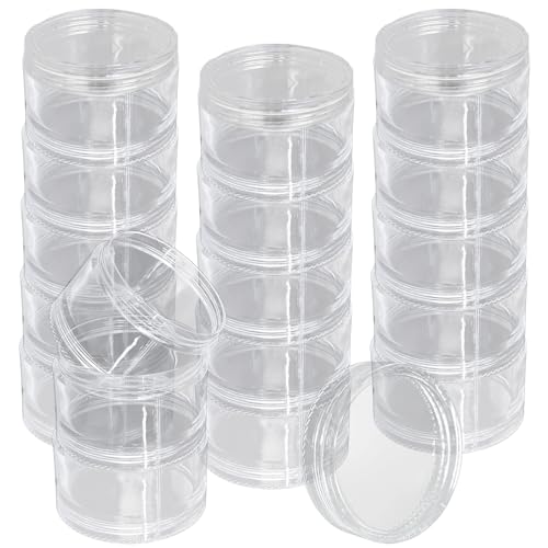 Luomorgo Stackable Clear Plastic Containers, 30ML, 5-Layer, 4 Sets - size: 30ML