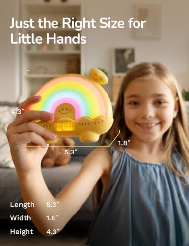 Timer Pal, Rainbow Visual Timer for Kids/Adults, 0-99 Minutes Light Timer - color: Yellow