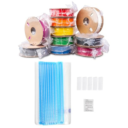 MECCANIXITY 50pcs Filament Vacuum Storage Bags 11x13 Plus Size 3D Printer
