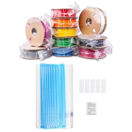 MECCANIXITY 50pcs Filament Vacuum Storage Bags 11x13 Plus Size 3D Printer
