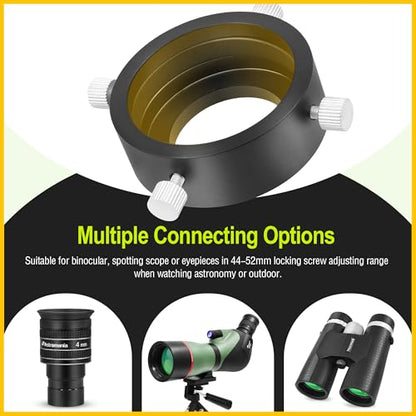 Astromania Universal Camera Photo Eyepiece Adapter 44-52mm with T2 Thread - size: Eyepiece Adapter 44 - 52mm