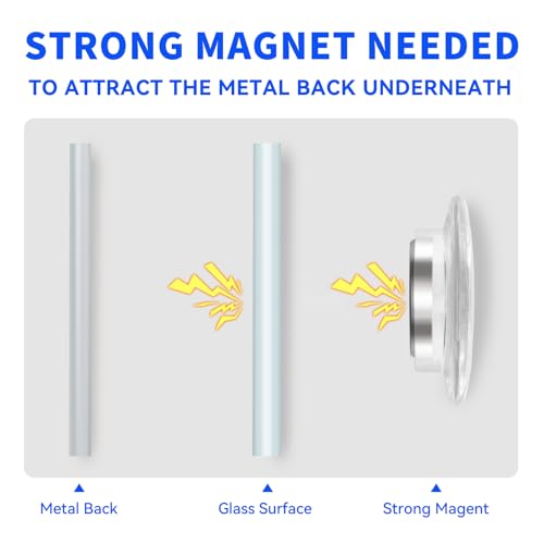 Maxtek Magnetic Glass Whiteboard 36x 24 in, Frameless Glass Board for Wall - size: 36"W x 24"H